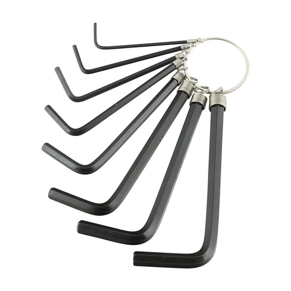 TIMCO Hex Key Keyring Set - 8pcs