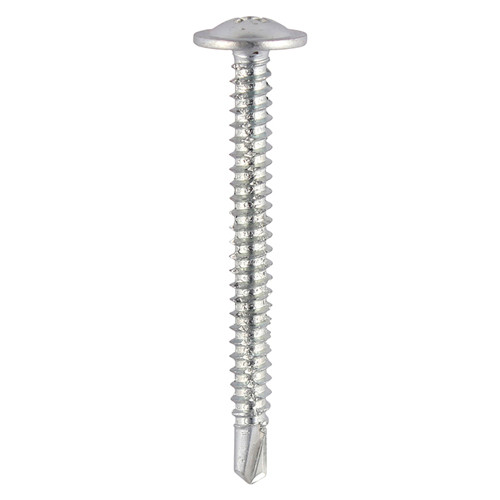 Baypole Screws - Wafer Flange - PH - Self-Drilling Point - Zinc