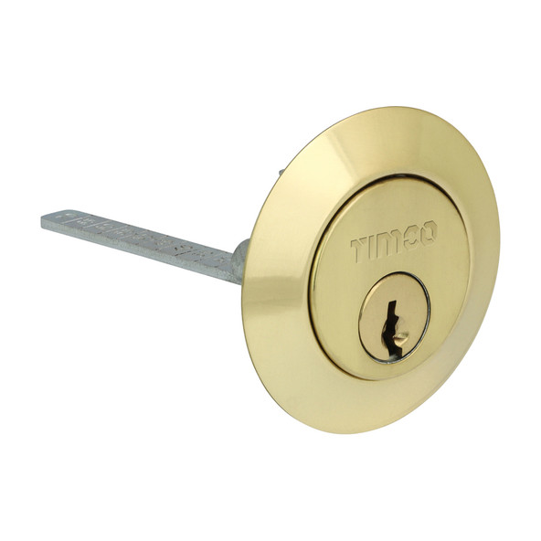 TIMCO Rim Cylinder - Electro Brass - 32mm