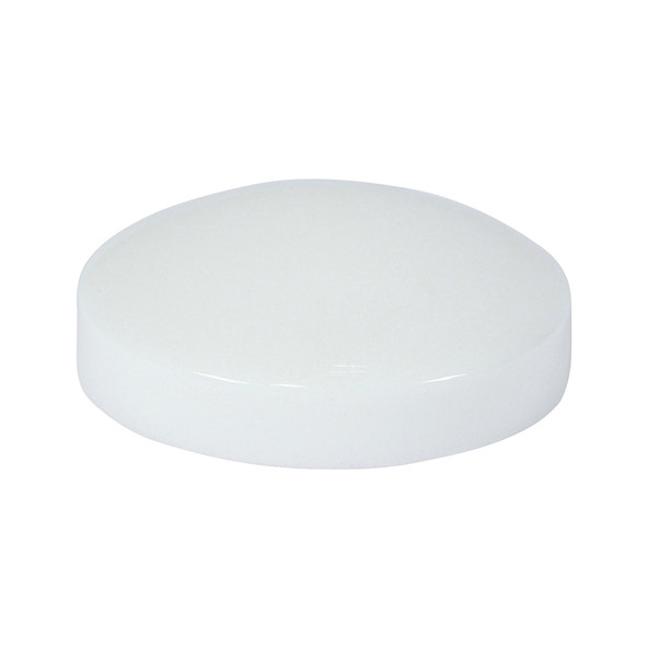 TIMCO Two Piece Screw Caps - White - 15mm x 15mm - Pack of 100