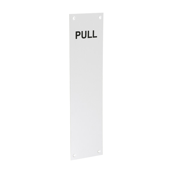 TIMCO Finger Plate PULL - Satin Anodised Aluminium - 305 x 76mm