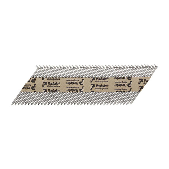 Paslode Paslode IM350+ Nails & Fuel Cells Retail Pack - Ring Shank - Stainless Steel - 141261 - 2.8 x 63/1CFC - Box of 1100