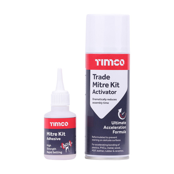 TIMCO Trade Instant Bond Mitre Kit - 200ml / 50g