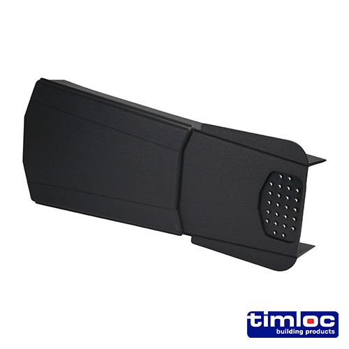 TIMLOC Timloc Ambi-Verge Universal Dry Fix Verge System - Black - 99143 - 420 x 140/170mm - Box of 20