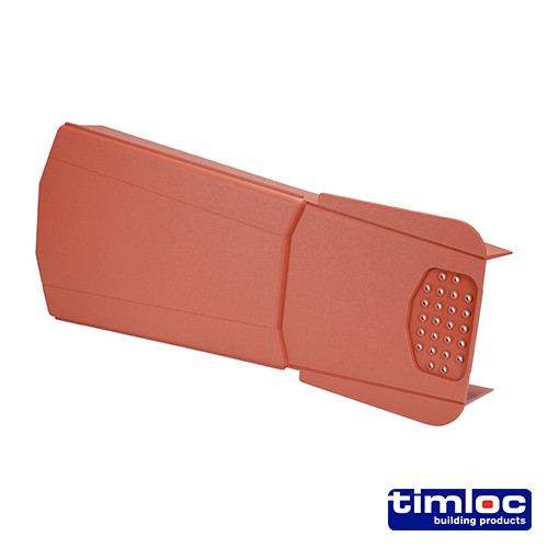 TIMLOC Timloc Ambi-Verge Universal Dry Fix Verge System - Terracotta - 99144 - 420 x 140/170mm - Box of 20