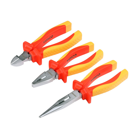 TIMCO VDE Plier Set - 3pcs - Box of 3