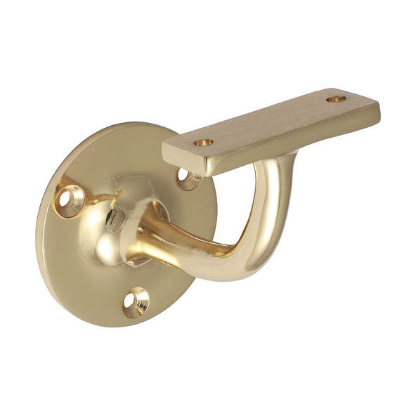 TIMCO Handrail Bracket - Electro Brass - 64mm