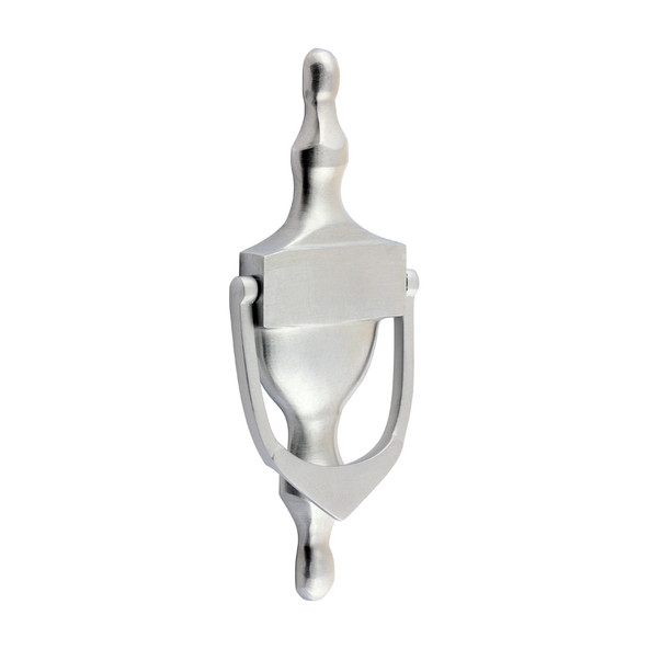 TIMCO Urn Pattern Door Knocker - Satin Chrome - 166 x 60mm