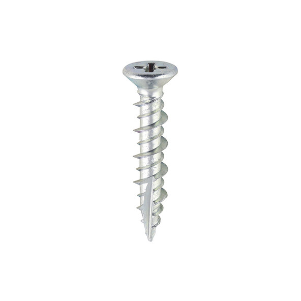 Window Fabrication Screws - Countersunk - PH - High-Low Thread - Slash Point - Zinc