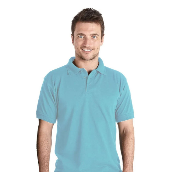 RK12 Heavy Duty Polo Shirt - Sky Blue - (2XL) RK12 Heavy Duty Polo Shirt - Sky Blue - (2XL)