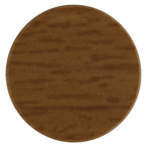 TIMCO Self-Adhesive Cover Caps - Natural Walnut - 13mm x 13mm - Pack of 112