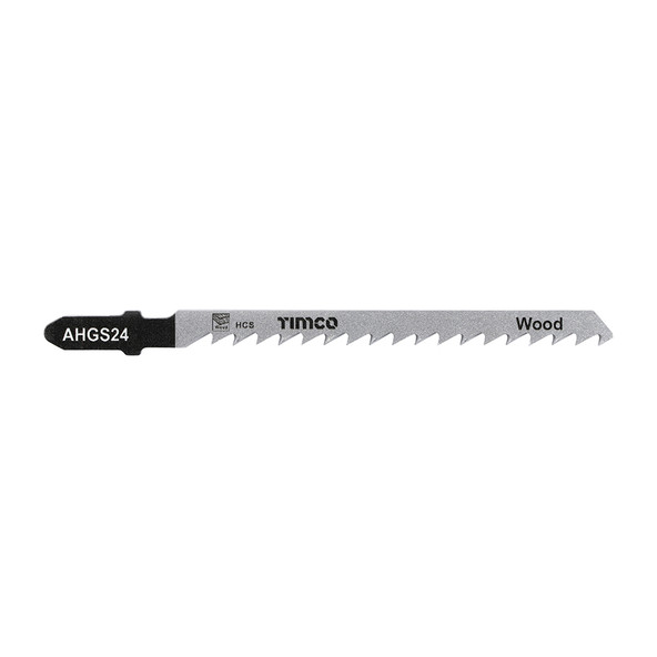 TIMCO Jigsaw Blades - Wood Cutting - HCS Blades - T244D - T244D - Pack of 5