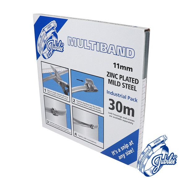 Jubilee Multiband Mild Steel Banding - MB1702 - 11mm x 30m