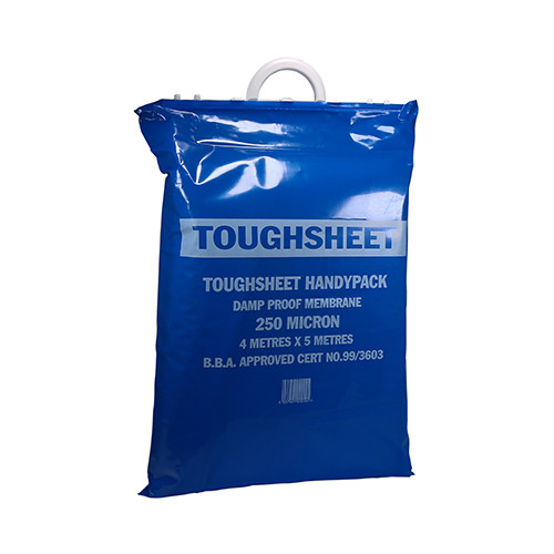 Toughsheet Toughsheet Damp Proof Membrane - Handy Pack - Blue - 4m x 5m / 250 microns