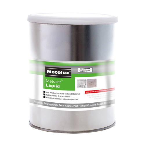 Metolux 2 Part Metoset Liquid Mortar - Grey