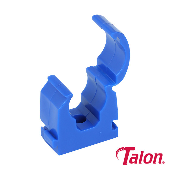 Talon Single Hinged ID Clip - Blue - TS15BLU20 - 15mm - Bag of 20