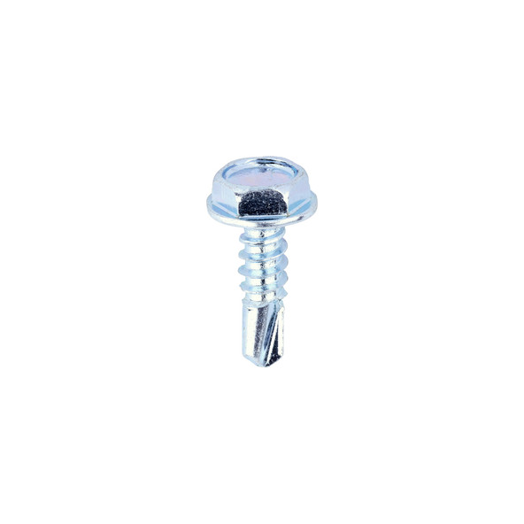 Metal Construction Light Section Screws - Hex - Self-Drilling - Zinc