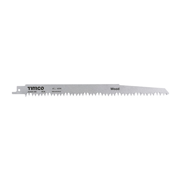 TIMCO Reciprocating Saw Blades - Wood Cutting - High Carbon Steel - S1531L - S1531L - Pack of 5