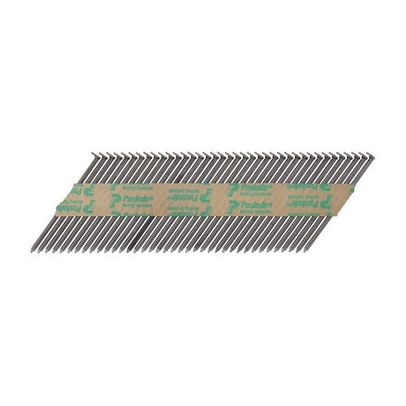 Paslode Paslode IM360Ci Nails & Fuel Cells Trade Pack - Ring Shank - Bright - 141082 - 3.1 x 90/2CFC - Box of 2200