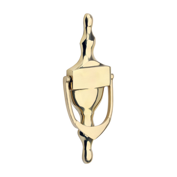 TIMCO Urn Pattern Door Knocker - Polished Brass - 166 x 60mm