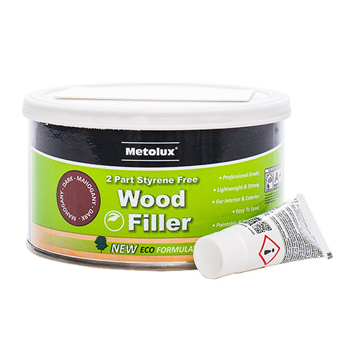 Metolux 2 Part Styrene Free Wood Filler - White