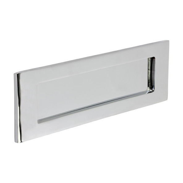TIMCO Victorian Letter Plate - Polished Chrome - 250 x 74mm