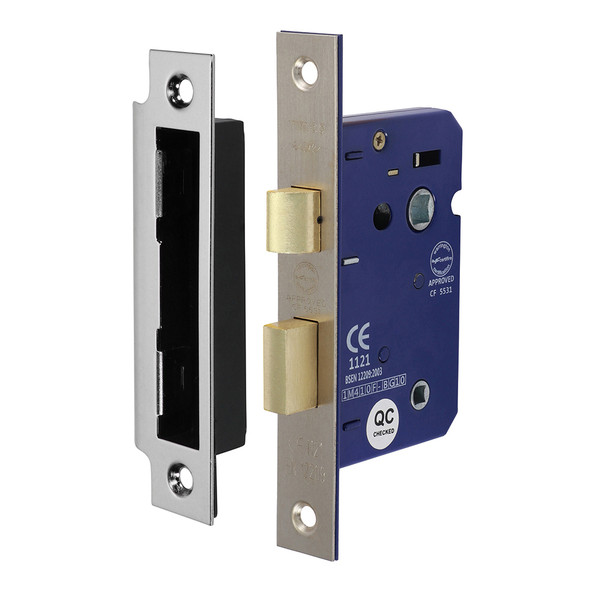 Bathroom Lock - Satin Nickel