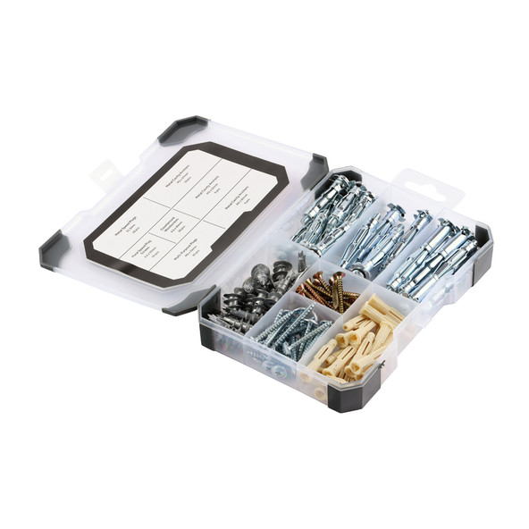 TIMCO Mixed Tray - Plasterboard Fixings - Tray of 102