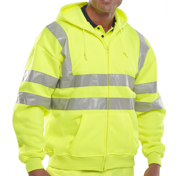BSHSSENSY Hi Vis Hoodie – Yellow (M)