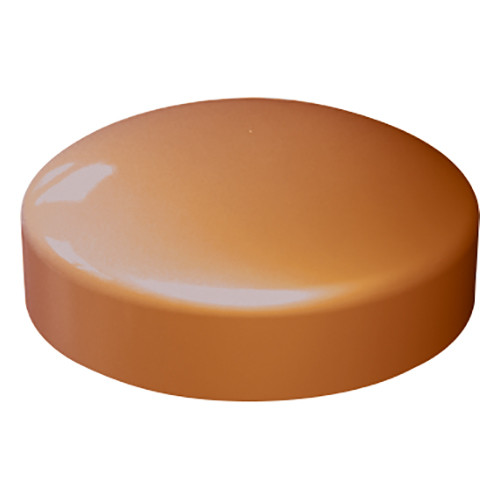 TIMCO Two Piece Screw Caps - Oak - 15mm x 15mm - Pack of 100