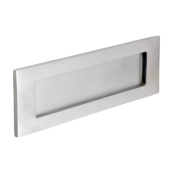 TIMCO Victorian Letter Plate - Satin Chrome - 250 x 74mm