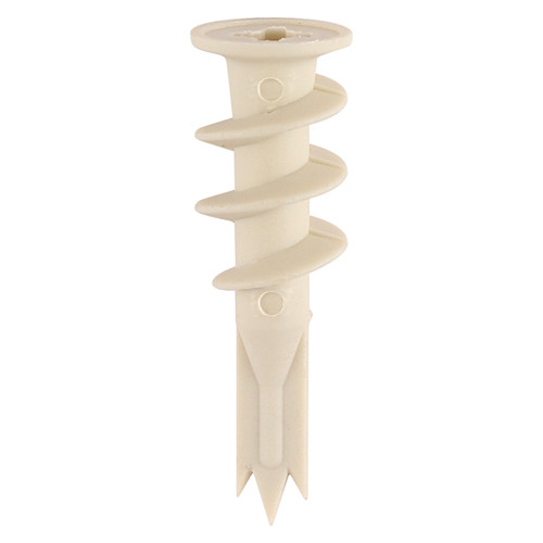 TIMCO Nylon Speed Plugs - White - 42mm - Box of 100