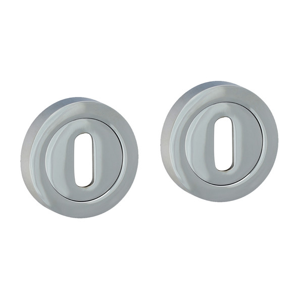 TIMCO Standard Profile Escutcheon - Polished Chrome - 51mm
