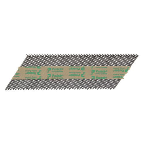 Paslode Paslode IM350+ Nails & Fuel Cells Trade Pack - Ring Shank - Bright - 141208 - 2.8 x 63/3CFC - Box of 3300
