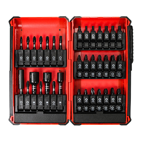 TIMCO Impact Driver Bit Set - Case - 49pcs - Blister Pack of 49