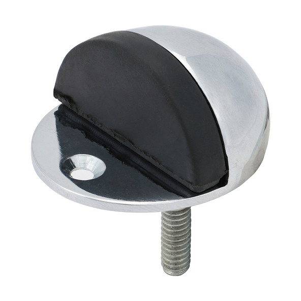 TIMCO Oval Door Stop - Polished Chrome - 47mm