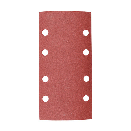 TIMCO 1/3 Sanding Sheets - 180 Grit - Red - Punched - 93 x 185mm - Pack of 5