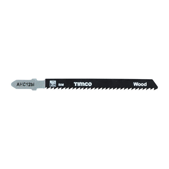 TIMCO Jigsaw Blades - Wood Cutting - Bi-Metal Blades - T101BF - T101BF - Pack of 5