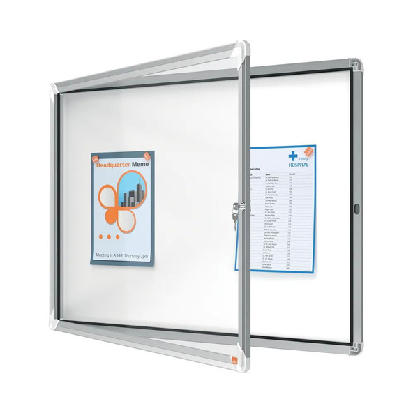 External Magnetic Lockable Notice Board