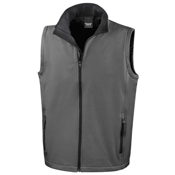R232M Softshell Bodywarmer - Charcoal/Black - (3XL)