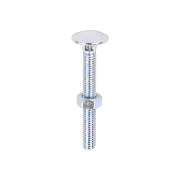 Carriage Bolts & Hex Nuts - Zinc