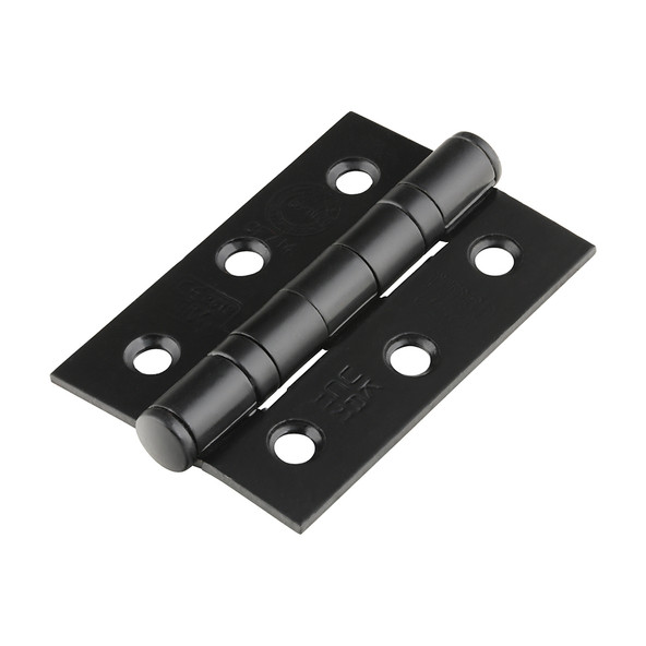 TIMCO Grade 7 Fire Door Hinges - Epoxy Black - 76 x 50 x 2.0mm