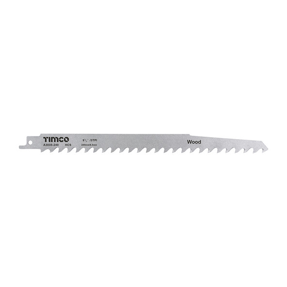 TIMCO Reciprocating Saw Blades - Wood Cutting - High Carbon Steel - S1542K - S1542K - Pack of 5