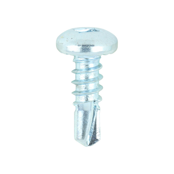 TIMCO Metal Construction Sheet & Stud Screws - SQ - Pan - Self-Drilling - Zinc - 4.2mm x 13mm - Box of 1000