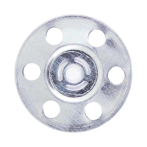 TIMCO Metal Insulation Discs - Galvanised - 35mm - Box of 100