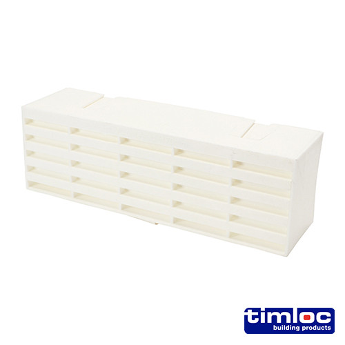 TIMLOC Airbrick - Plastic - White - 1201ABWH - 215 x 69 x 60mm - Box of 20