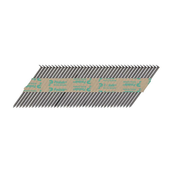 Paslode Paslode IM360Ci Nails & Fuel Cells Trade Pack - Ring Shank - Bright - 141078 - 2.8 x 63/3CFC - Box of 3300