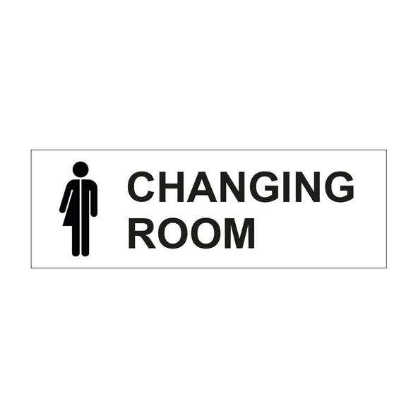 Gender Neutral Changing Room - 300x100mmx1PVC