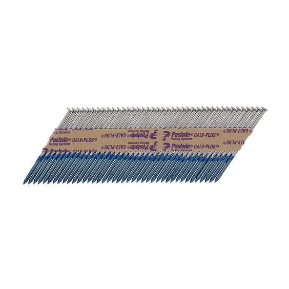 Paslode Paslode IM360Ci Nails & Fuel Cells Retail Pack - Ring Shank - Galvanised + - 141080 - 2.8 x 51/1CFC - Box of 1100