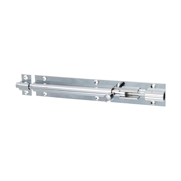 Straight Barrel Bolt - Polished Chrome